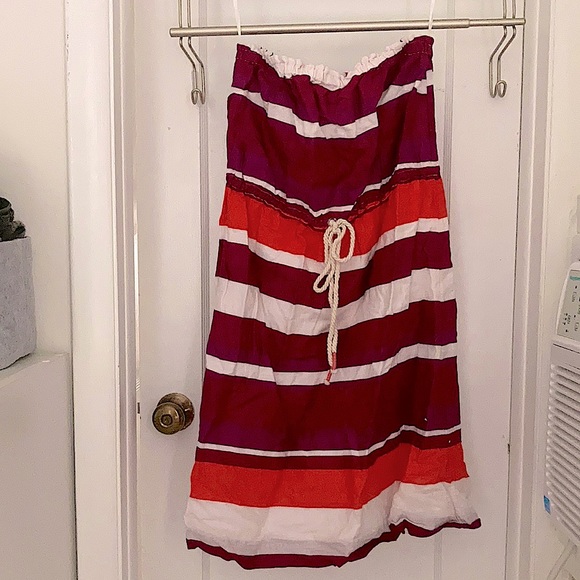 Gap Like New striped strapless dress worn once! - Picture 2 of 11